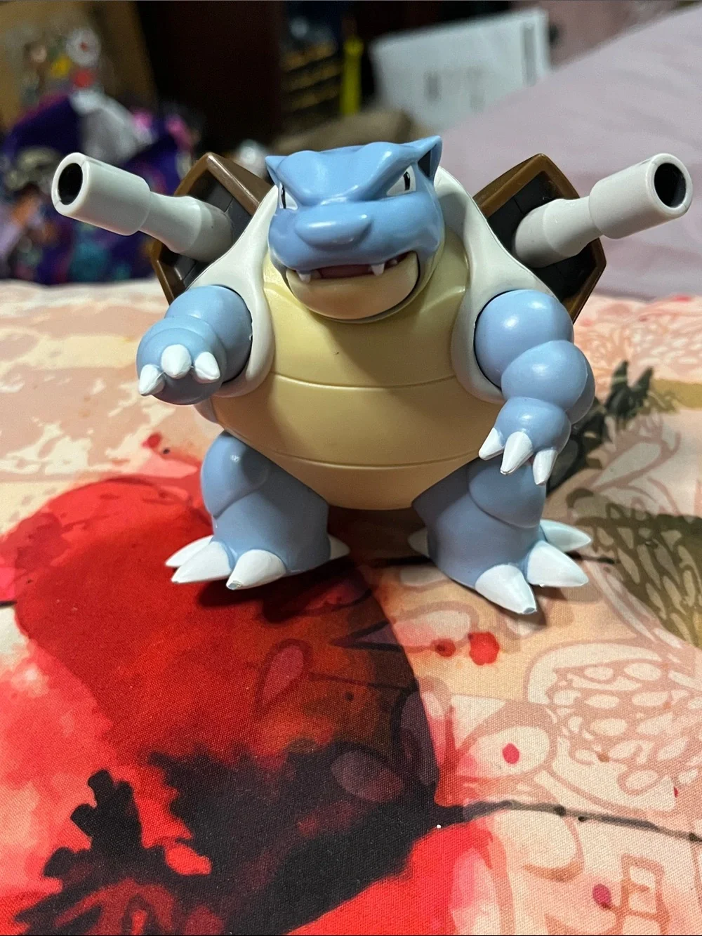 Pokemon Blastoise Figure - Light Blue, Cream, White, Brown